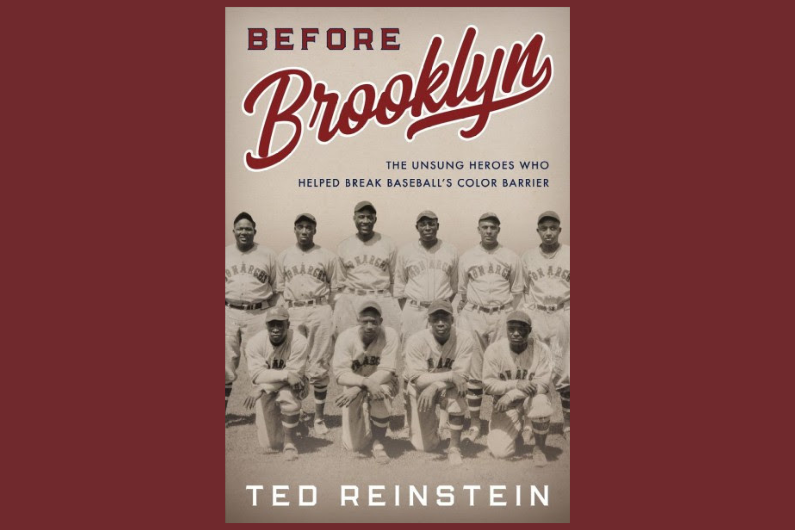 Before Brooklyn book cover with maroon background