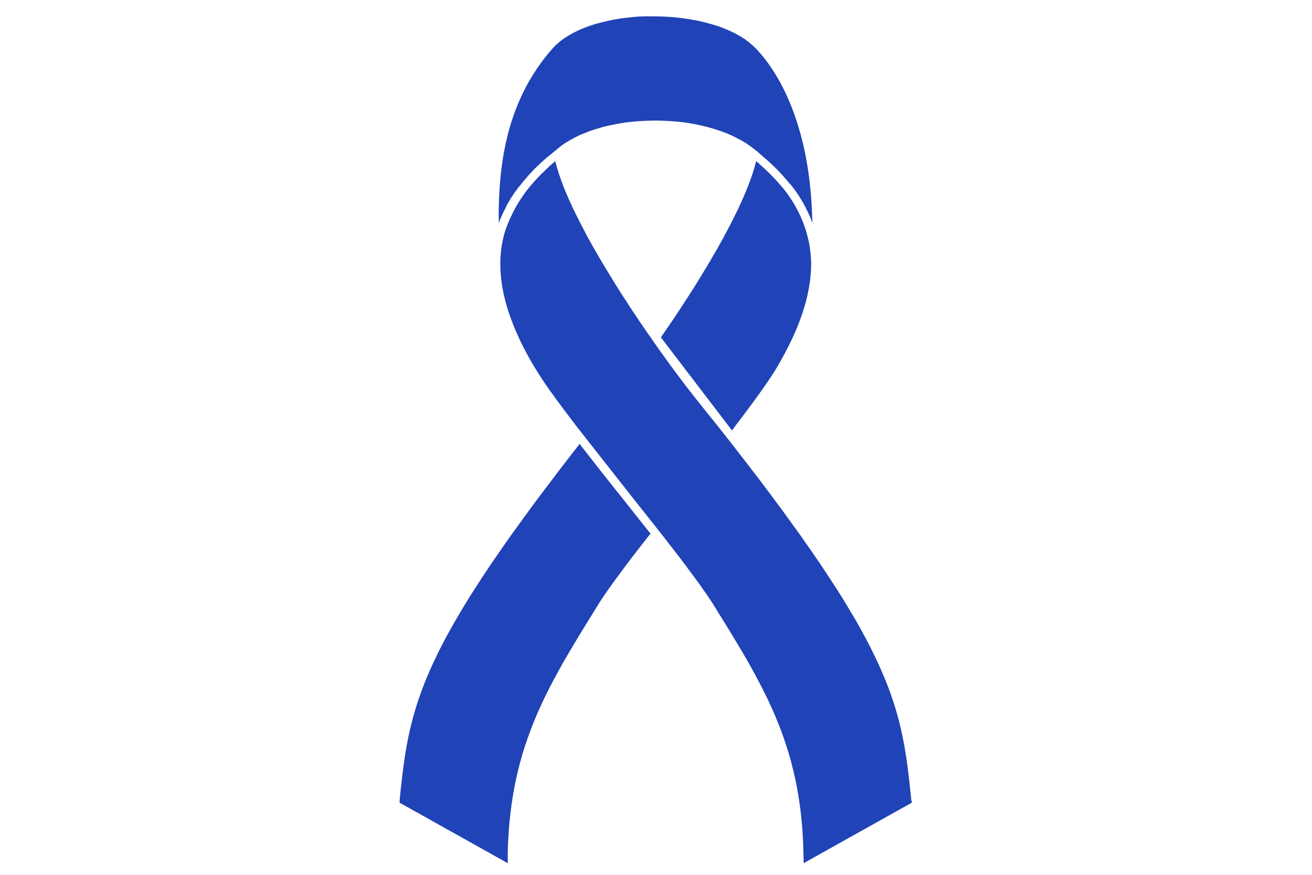 blue ribbon for colorectal cancer awareness month