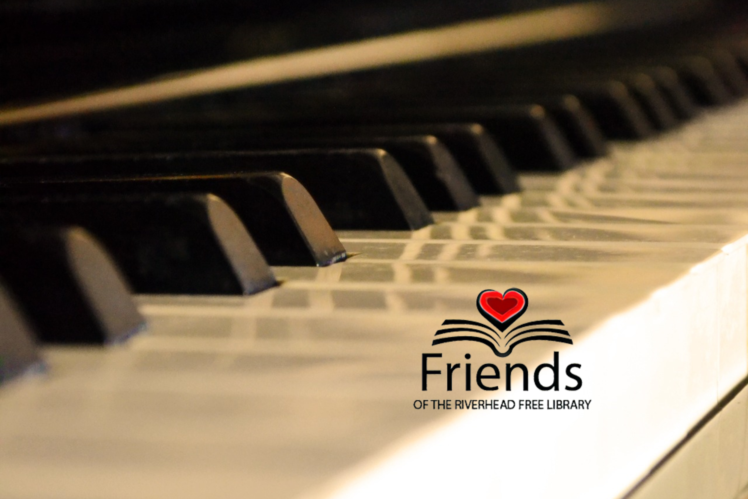 piano keyboard with friends logo