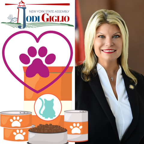 Pet Food Drive, Sponsored by NYS Assemblywoman Jodi Giglio, All April Long